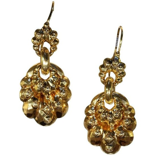 Antique Victorian Gold Drop Earrings