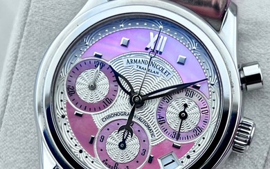 Armand Nicolet - M03 Pink Mother-of-Pearl Automatic Chronograph - AN 9154-A - Women - 2011-present
