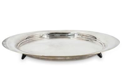 Art Deco Silver Plated Serving Tray