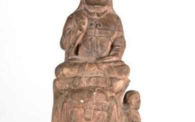 Arte Cinese An earthenware Tang style statue of a
