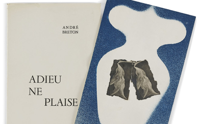 BRETON, André, et Jean ARP. Adieu ne plaise. Alès, PAB, 1954