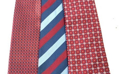 BRIONI Lot 3 Silk Neckties, Italy