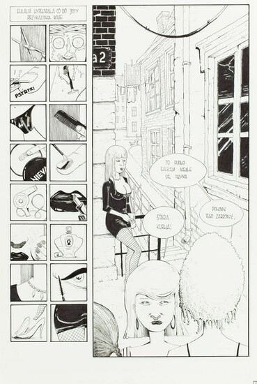 "Ballada o Eulalli", page 17, 2006, ink/papier, 45 x