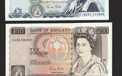 Bank of England, [16 notes] £1, £5, £10, £20, 1988-1994, (EPM B353, 354, 355, 356, 362, 363, 36...
