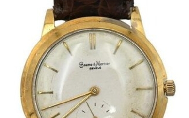 Baume & Mercier 18 Karat Gold Men's Wristwatch, 34.7