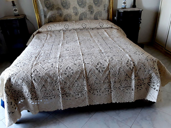 Bedspread (1) - Linen - Early 20th century