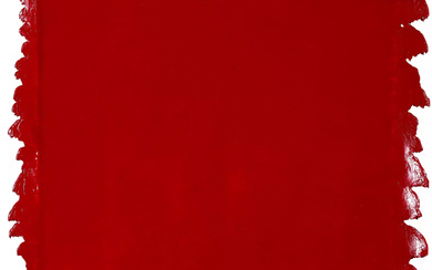 Bernard AUBERTIN (1934-2015) Monochrome rouge n°161, 1996