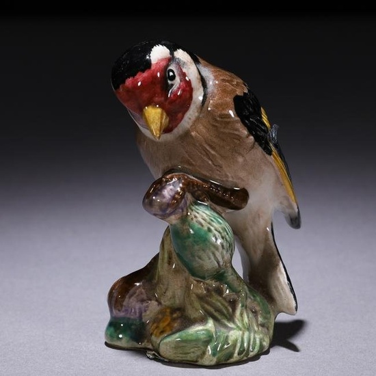 Beswick Porcelain Goldfinch Bird Sculpture