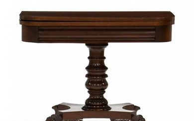 Biggs, American Classical Style Mahogany Game Table