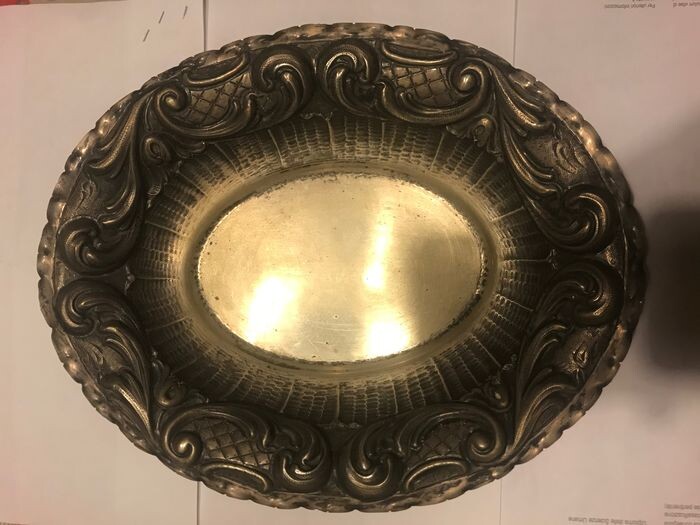 Bowl - .800 silver - Italy - Late 19th century