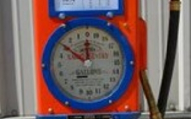 Bowser Xacto Sentry Clock Face Gas Pump Restored