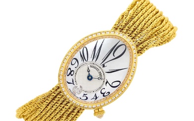 Breguet Multistrand Gold, Mother-of-Pearl and Diamond 'Reine de Naples' Wristwatch, Ref. 8918