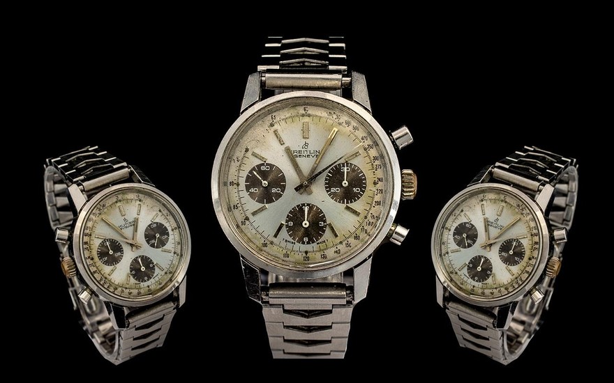 Breitling Gents Chronograph Wristwatch ''Panda Dial'' circa ...