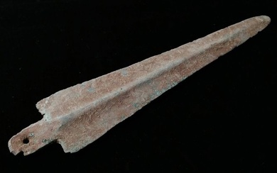 Bronze Age Bronze Solid Spear Head (No Reserve Price)