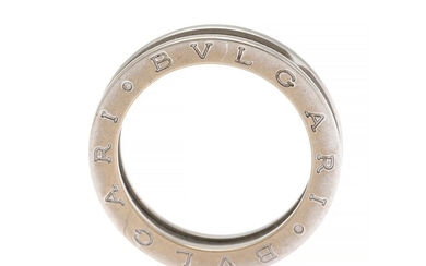 Bulgari: A “B.ZERO1“ ring of 18k white gold. W. app. 5 mm. Weight app. 8.5 g. Size 61.