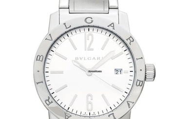 Bulgari Bulgari 102110 - Bvlgari Bvlgari Automatic Silver Dial Stainless Steel Men's Watch