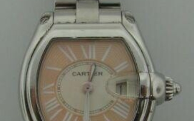 CLASS Cartier Roadster Stainless Steel Watch with