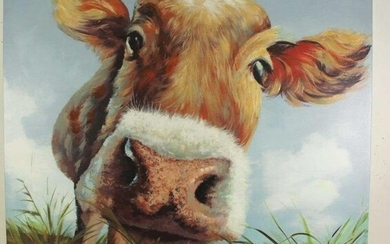 COMICAL POV COW PAINTING