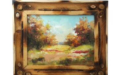 CONTEMPORARY LANDSCAPE OIL PAINTING SIGNED BY ARTIST