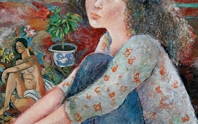 Carmen Navarra Pruna (1933) - Joven sentada