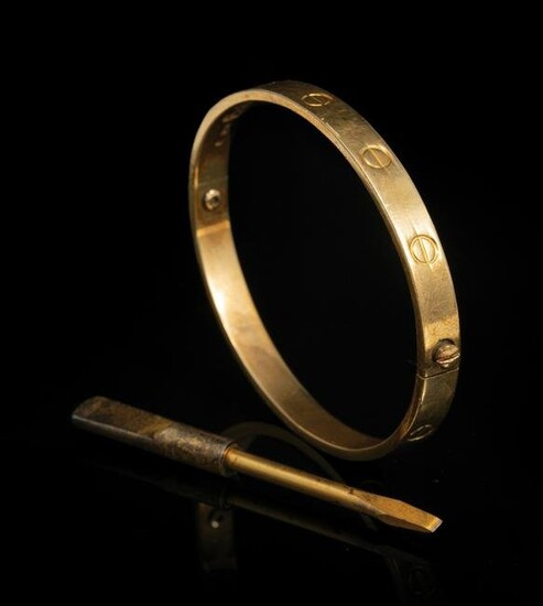 Cartier 18 kt. Yellow Gold Love Bracelet