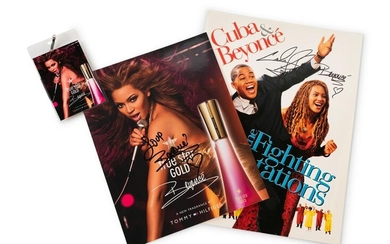 (Celebrity Memorabilia) A group of Beyonce memorabilia