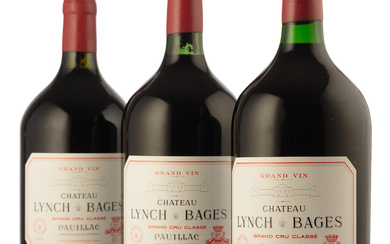 Château Lynch-Bages 1970, Pauillac 5me Cru Classé (3 double-magnums)