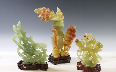 Chinese Carved Jade Figures