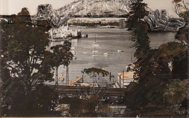 Christo Wrapped Bridge (Project for Sydney Harbour Bridge)