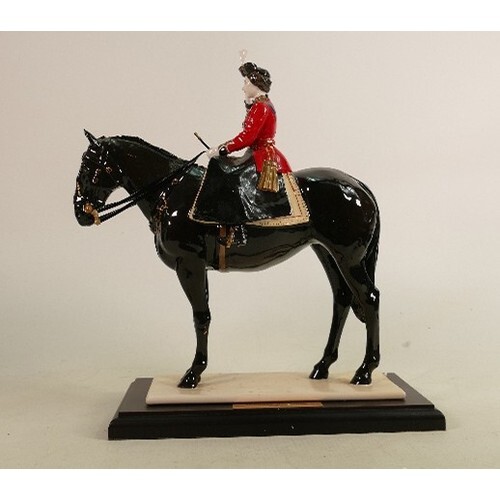 Coalport Limited Edition Figure Trooping The Colour: boxed w...