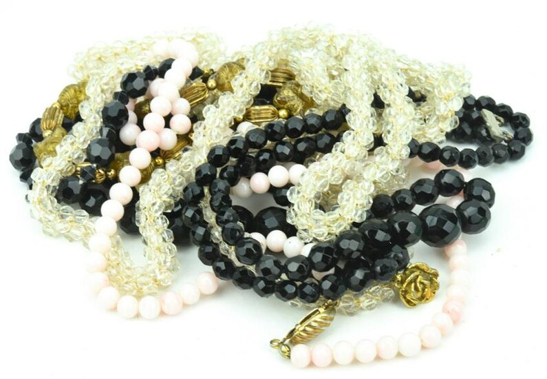 Collection Of Beaded Necklace Strands