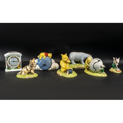 Collection of Royal Doulton Winnie The Pooh Porcelain Figure...