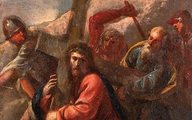 Cristo porta croce, Scuola bolognese del XVII secolo