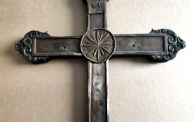 Crucifix - Baroque - Bronze, Copper, Wood - 1700-1750