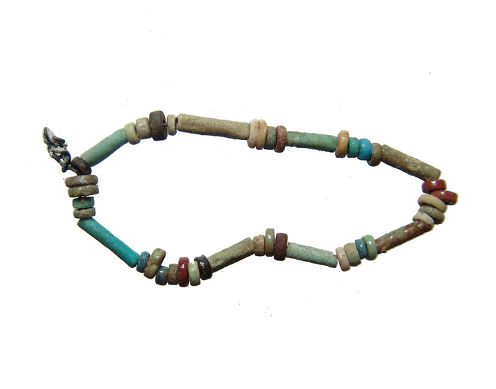 Cute little strand/bracelet with Egyptian beads
