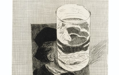 DAVID HOCKNEY (B. 1937), Postcard of Richard Wagner with a Glass of Water