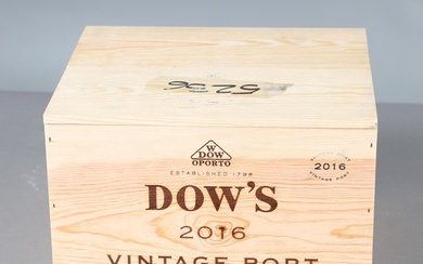 DOW'S VINTAGE PORT 2016 - CASED. 6 bottles of Dow's Vintage ...