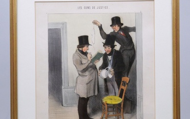 D'après Honoré DAUMIER (1808-1879) Les gens... - Lot 161 - Morand & Morand