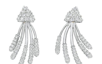 Diamond Frill Earrings