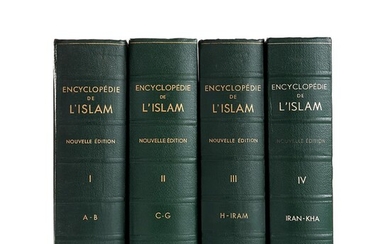 "ENCYCLOPÉDIE DE L'ISLAM". Nouvelle édition établie avec le concours des principaux orientalistes. Leyde Brill & Paris Maisonne...