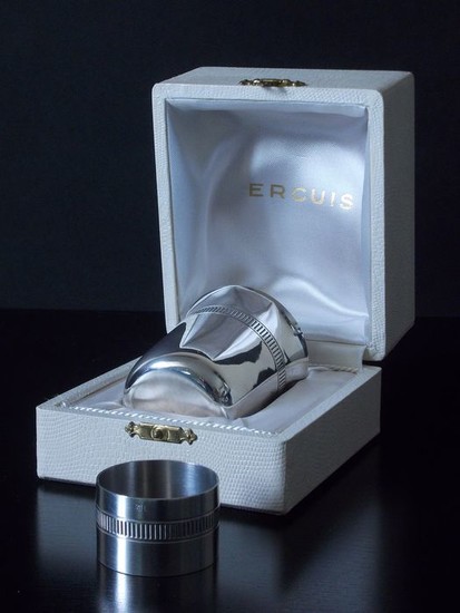 ERCUIS - ERCUIS - ERCUIS timpani and napkin ring (2) - Silver or silver Metal