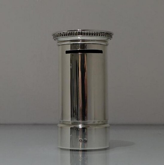 Early 20th Century George V Sterling Silver Money Box