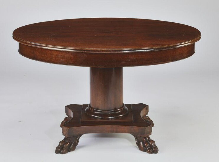 Early 20th c. Louis-Philippe style mahogany table