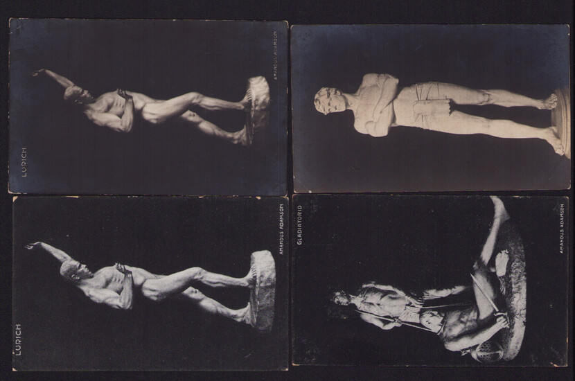 Estonia Group of postcards - A. Adamson Lurich, Gladiaatorid before 1940 (4)