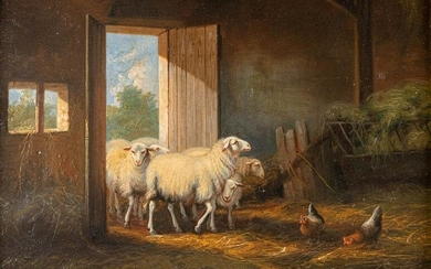 EugÃ¨ne VERBOECKHOVEN (1798/99-1881)(attr.) 'Sheep in a