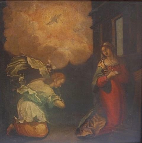 Ferrarese School - "Annunciation of the Madonna”