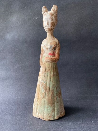 Figure - Pottery - lady - China - Tang Dynasty (618-907)