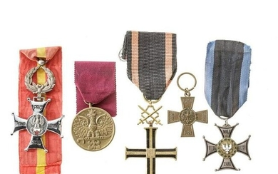 Five awards, 20th century
