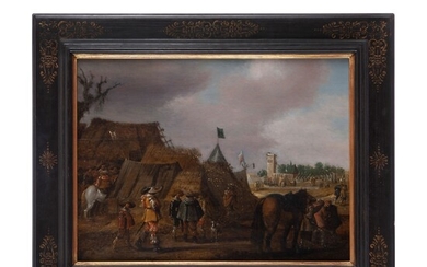 Flemish painter of the second half of the 17th century, Military camp