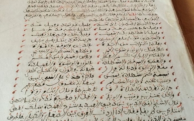 Former Moroccan scientist -Ancient Moroccan Arabic Manuscript - without (ca. 1800)